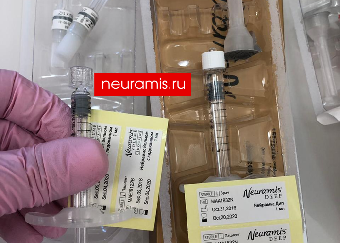 Информация о комплектации препаратов Нейрамис | Neuramis иглами
